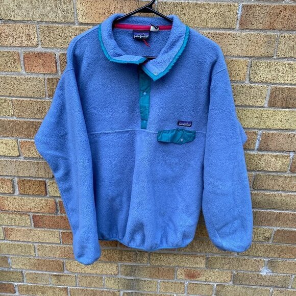 Vintage 2002 Patagonia Snap T Fleece Jacket Large - Picture 4 of 9